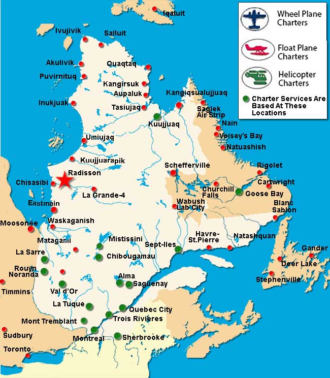 Radisson Charter Flights